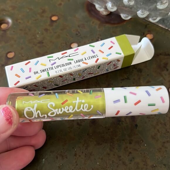 1 LEFT! Mac Oh Sweetie! Lipcolour Key Lime Trifle - Picture 3 of 6